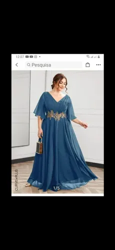 Vestido madrinha plus size,48/50. G2