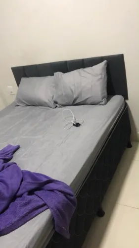 CAMA BOX CASAL COLCHÃO ACOPLADO + GELADEIRA + TV