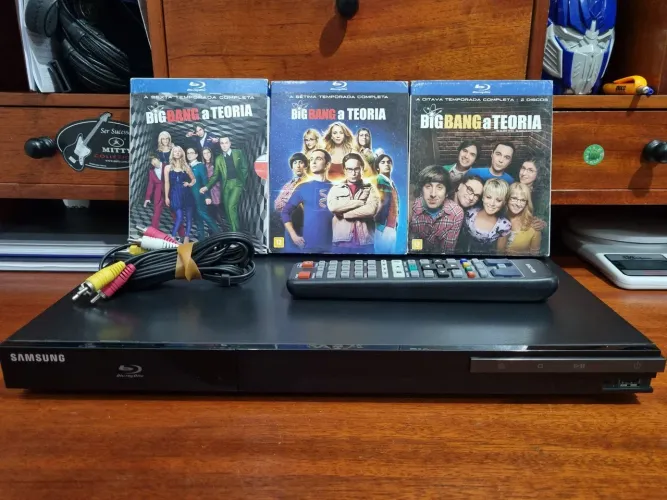Blu-ray samsung com acessorios mas com defeito