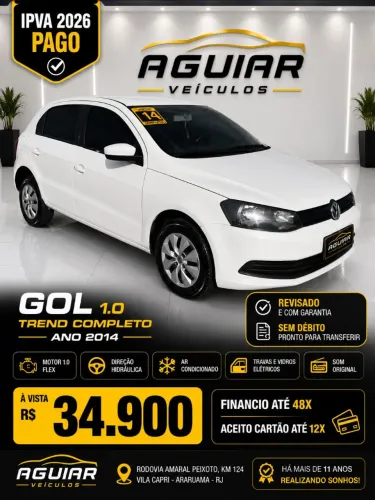 Volkswagen Gol Geração VI City Trendline 1.0 8V MI Total Flex Mec. 4P 2014