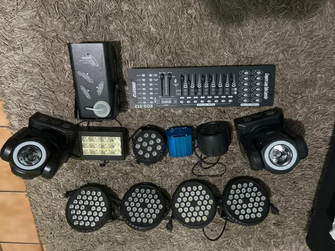 Kit iluminação de festa DJ