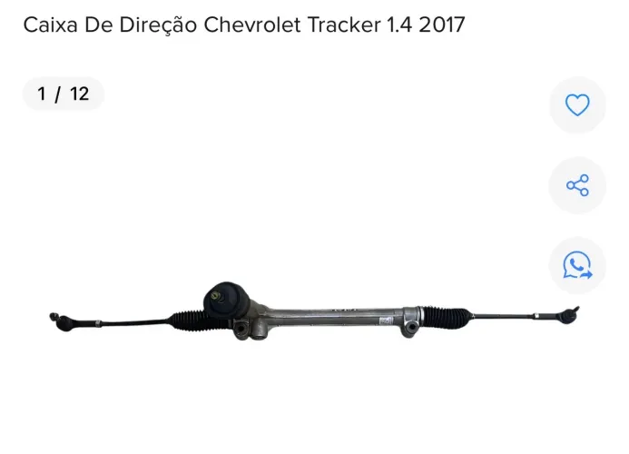 CAIXA DE DIREÇÃO CHEVROLET TRACKER 1.4 TURBO 2017