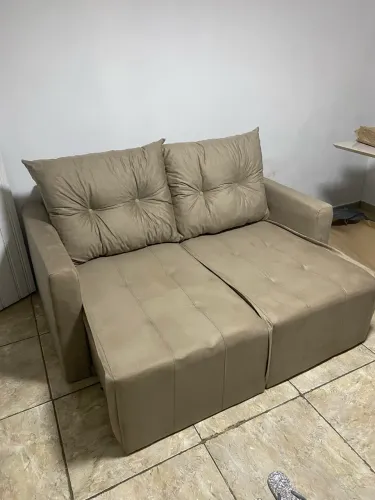 sofá retratil 2 lugares