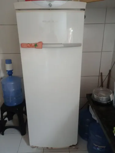 Geladeira com defeito na porta( para retirada de peças ) leia o anúncio