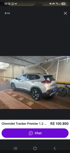 Chevrolet Tracker Premier 1.2 Turbo 12V Flex AUT 2022