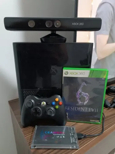 XBOX 360 SUPER SLIM COMPLETO + KINECT