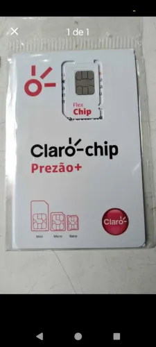 Chip claro com recarga 