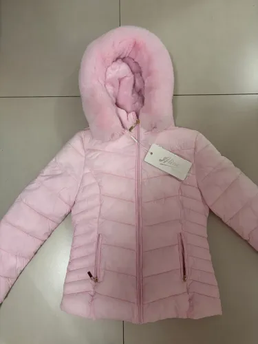 Jaqueta puffer rosa nova com etiqueta