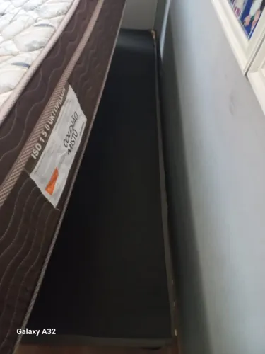 Cama box de casal + Colchão ortopédico Ortobom