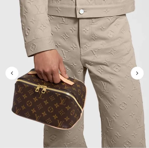 Necessaire italiana monograma clássico Louis Vuitton unissex