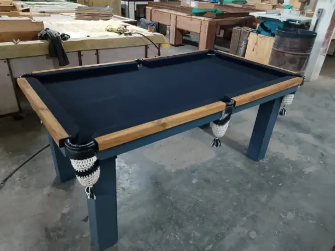 Mesa de bilhar/ sinuca reformada