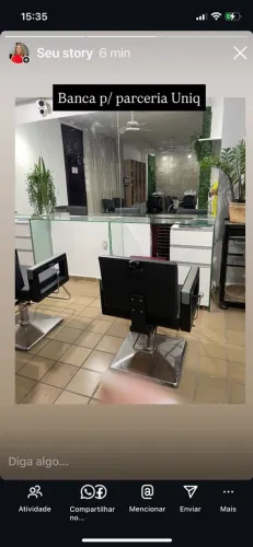 Alugo bancada no salão de beleza Uniq !!
