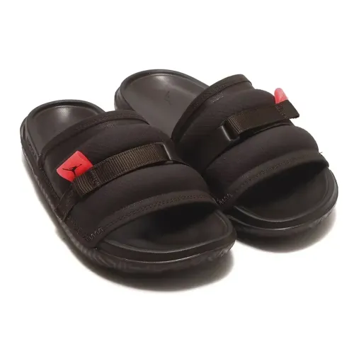 Chinelo Jordan Super Play Dark Chocolate Infrared 23