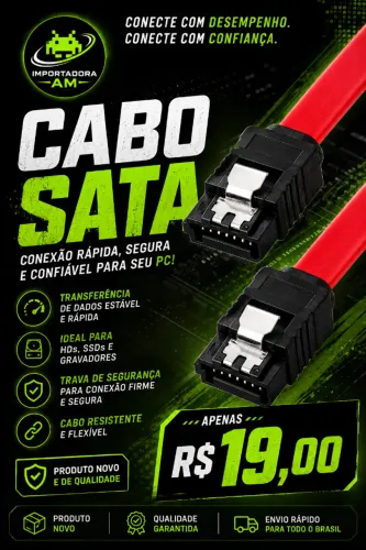 Cabo Sata 50cm Vermelho Ftg Para Hd Ssd E Drive Dvd Cabo De Dados Com Conector 90 Graus E