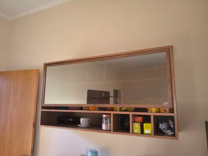 Armário Aéreo 1 Porta Basculante Confort Batrol Móveis<br>380