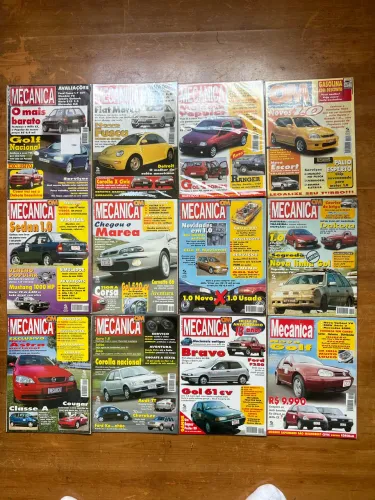 Coleção de revistas oficina mecânica