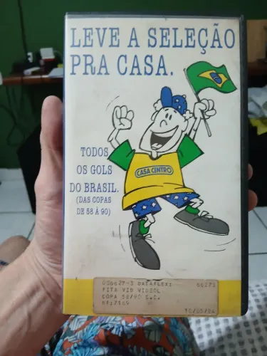 Vhs LEVE A SELEÇÃO PRA CASA .TODOS OS GOLS DAS COPAS DE 58 A 90 