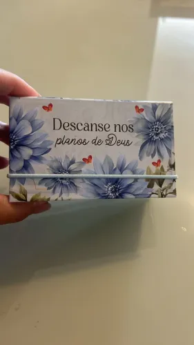 Caixinha Personalizada com Versículo Bíblico | Presente Cristão | R$ 35