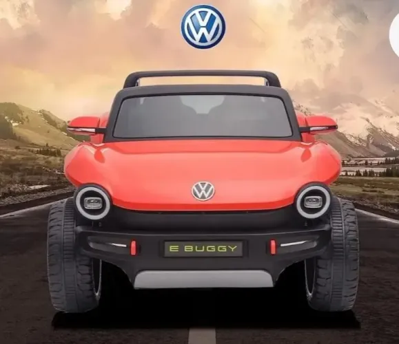 Carrinho elétrico Buggy Volkswagen 12v Vermelho 