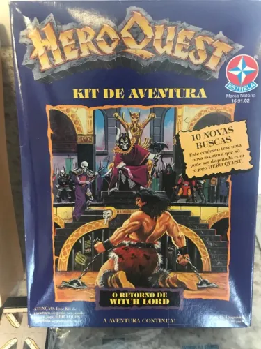 Expansão HeroQuest O Retorno De Witch Lord Estrela Unpunched Raridade