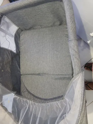 Berço Para Bebê Moisés Balanço Portátil com Mosquiteiro até 15kg