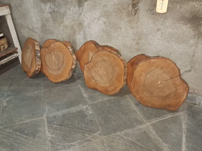 Tábuas bolachas de Oiti 