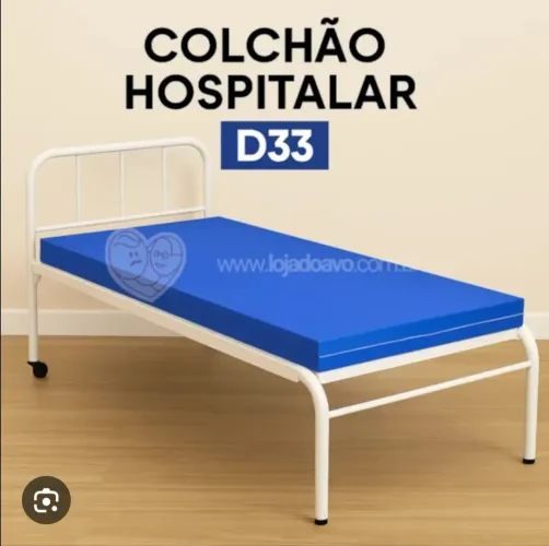 Colchão hospitalar solteiro