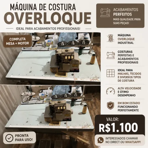 Máquina de costura overloque