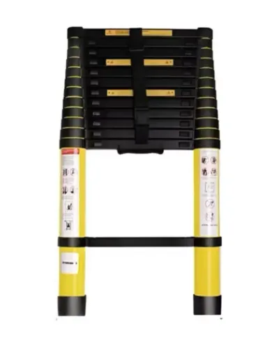 Escada Telescópica 3,8 Mts Alumínio capacidade 150 klg