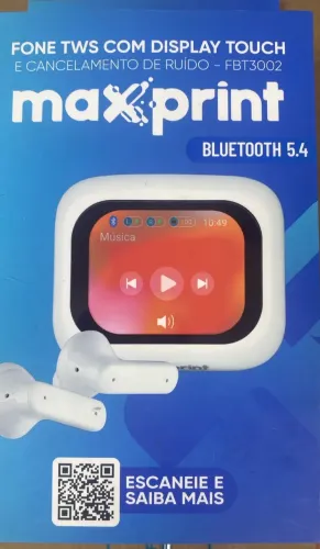 Fone de Ouvido Bluetooth 5.4 Maxprint