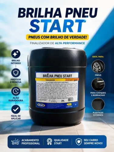 Pretinho para pneu(Brilha pneu Start) 20l