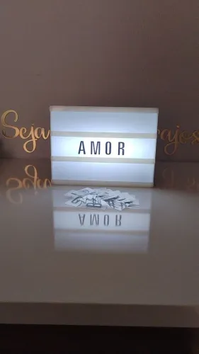 Luminária de Letreiro