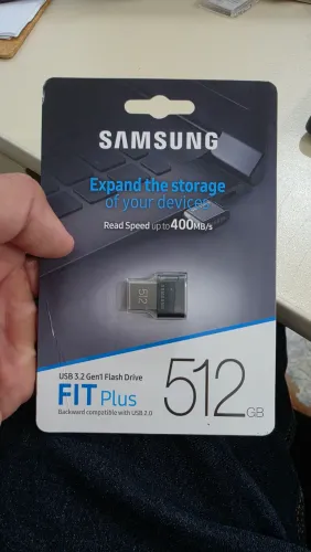 PENDRIVE 512GB SAMSUNG - LACRADO - GARANTIA - NOTA FISCAL