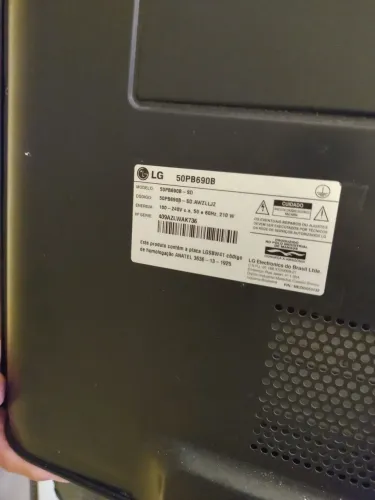 tv LG 50 polegadas smart de plasma perfeita tv