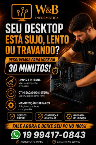 ? Manutenção de Desktop e Notebook com Garantia