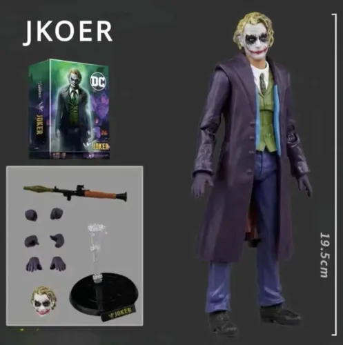 Action Figure Fondjoy JOKER Coringa,do filme cavaleiro das trevas DC