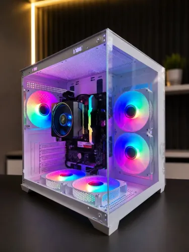 PC GAMER Ryzen 5 5600GT 16GB DDR4 SSD NVMe M.2 512GB A520M Fonte 600W 80Plus
