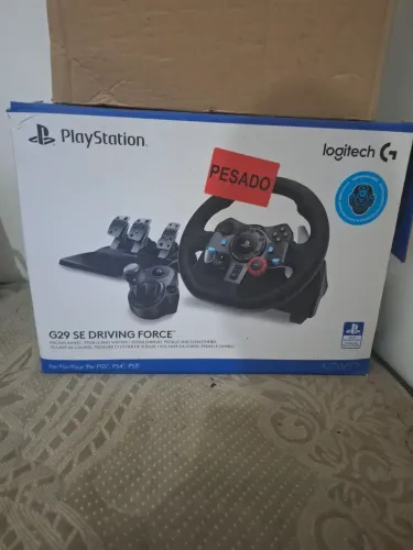 Volante logitech g29 ps5,pc ,completo com câmbio manual também