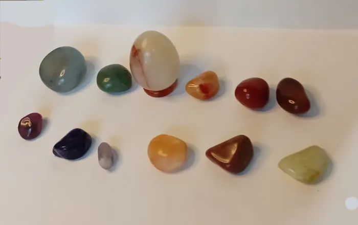 Kit de Pedras Naturais e Ovo de Ônix - Decoração e Energia