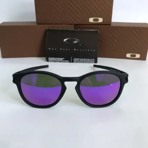 óculos oakley latch round violeta lentes polarizadas sport