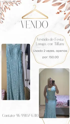 Vestido de Festa Longo 