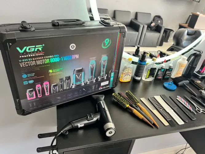 Equipamentos para cabeleireiro e barbeiro