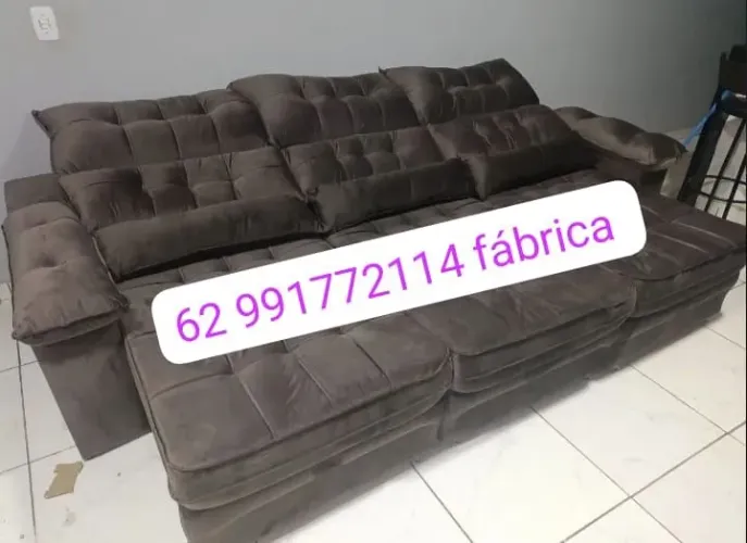 PROMOÇÃO sofá 2.90 LARGURA retrátil e reclinável NOVO NA CAIXA DIRETO DA FÁBRICA