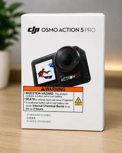 Câmera de Ação Osmo Action 5 Pro Standard Combo AC004 - Preto