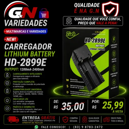 Carregador de pilha