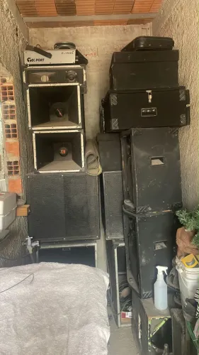 KIT DE SOM ENVENTOS COMPLETO+ MQUINA DE FUMAÇA