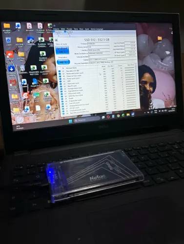 SSD 512GB NOVINHO 100% SAUDÁVEL
