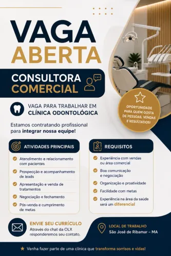 Consultor comercial de Clínica Odontológica - São José de Ribamar