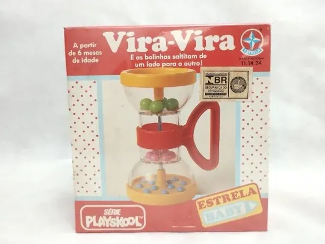 Brinquedo Vira-Vira Estrela (Série Playskool) - Lacrado na Caixa Original - Raridade!