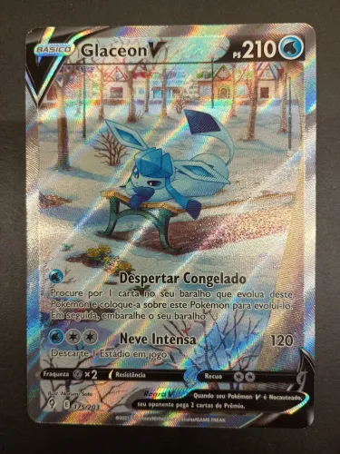 Carta Pokémon Glaceon V